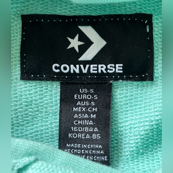 🆕 Converse Mint Green Hoodie So Soft! - Picture 6 of 7